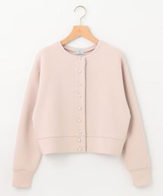 組曲 S 【パールボタン付き】ダンボールジャージー カーディガン