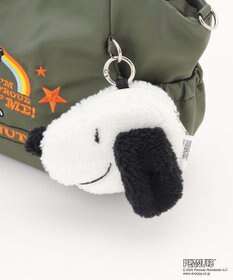 Y'SACCS SNOOPYデザイン サイドギャザー2wayトート　Sサイズ(レインボー）