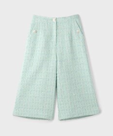 GRACE CONTINENTAL ツイードクロップドパンツ