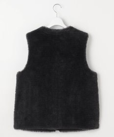 自由区 リバーシブルエコメリノムートン ジレ