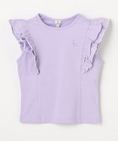 組曲 KIDS 【110-140㎝】 フルールフリルTシャツ
