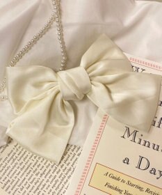 WEGO BIGリボンバレッタ