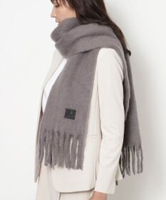 MOONBAT 【WEB限定】FURLA ウール混シャギー無地マフラー/幅40cm