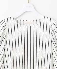 ANY SIS 【接触冷感・吸水速乾・UVケア】エアリードレープスムース フレア袖 ブラウス