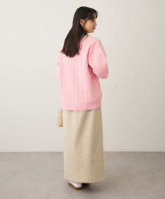 CRAFT STANDARD BOUTIQUE 起毛ケーブルVニットネックニットプルオーバー