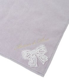 Maison de FLEUR リボンレースタオルハンカチ