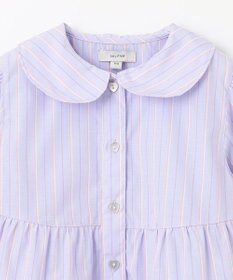 ANY KIDS ストライプ シャツ ワンピース