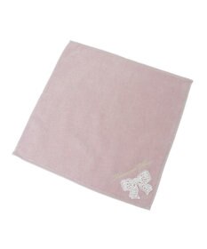 Maison de FLEUR リボンレースタオルハンカチ