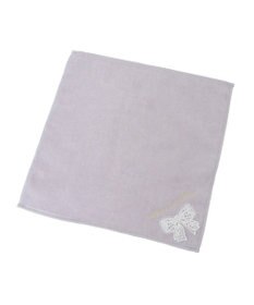Maison de FLEUR リボンレースタオルハンカチ
