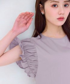 Feroux 【洗える】ドレスシルエット カットソー ワンピース