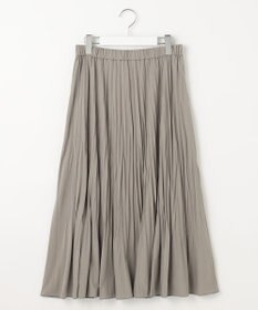 J.PRESS LADIES L 【洗える】パウダリージャージー ランダムプリーツ スカート