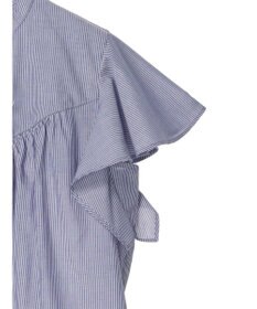 earth music&ecology ギャザーフレンチスリーブブラウス