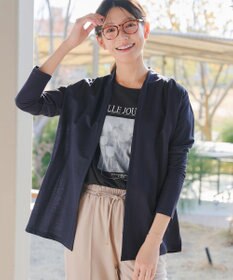 Tiaclasse L 【おのののかさん着用】冷凛(ひやりん)カノコカットソートッパーカーディガン