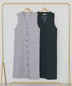 AMERICAN HOLIC 【イージーケア】ジレワンピース