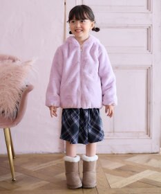 ANY KIDS アニマル耳 フェイクファー ブルゾン