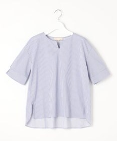 自由区 【WEB限定・洗える・XSサイズあり】トリコットジャージー カットソー