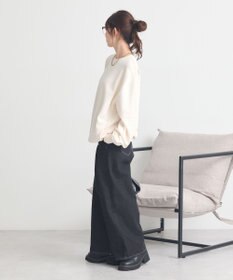 earth music&ecology サイドリブロゴスウェット