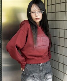 WEGO グラフィックショートパーカー