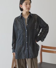 AMERICAN HOLIC レースパッチワークシャツ