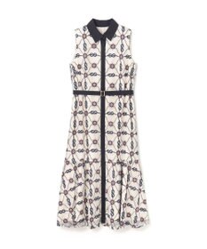 GRACE CONTINENTAL マリン刺繍チュールワンピース