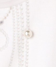 組曲 S 【先行予約・WEB限定】トロンプルイユ パールネックレスＴシャツ