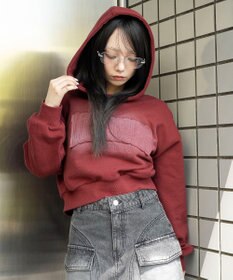 WEGO グラフィックショートパーカー