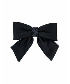 ACCA ブラックジェットリボンバレッタ