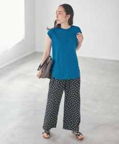 ANY L 【接触冷感/UVケア】ビューティベーシックノースリーブテールTシャツ