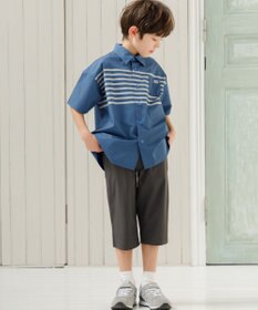 J.PRESS KIDS 【撥水】【100-130㎝】ナイロンストレッチクロス ７分丈パンツ