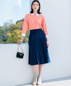 組曲 S Elena襟付きニットプルオーバー