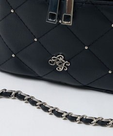 WEGO メタルパーツキルティングバニティショルダー