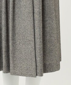 23区 【R(アール)】ウールラメ タックラップスカート