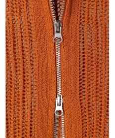 Green Parks Ｚｉｐ付メッシュカーディガン