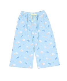 Mother garden しろたん パイル ステテコ 《しろたん&らっこいぬ 星くじら柄》レディース フリーサイズ ルームパンツ 部屋着 夏 夏物 フリーサイズ レディース 女性用 パイル生地 あざらし アザラシ かわいい キャラクター