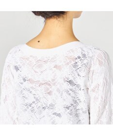 Chacott 【ノーソーイングニット】イージーフィットレーシーニットトップ