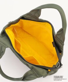 Y'SACCS SNOOPYデザイン サイドギャザー2wayトート　Sサイズ(レインボー）