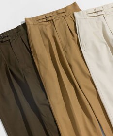 LENO DOUBLE BELTED GURKHA TROUSERS 《UNISEX》 ダブルベルトグルカパンツ