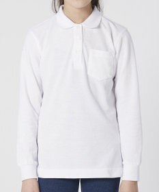 BEAMS SCHOOL ベーシック長袖ポロシャツ