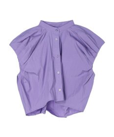 Green Parks タックデザインショート丈シャツ