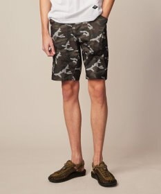 JOSEPH ABBOUD MOUNTAIN 【CREA掲載・ストレッチ/軽量/撥水】 エンボスカモフラージュ ショーツ