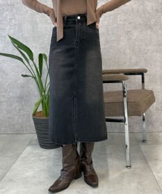 WEGO デニムミドルスカート