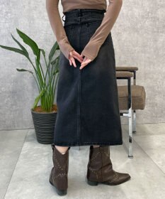 WEGO デニムミドルスカート