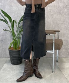 WEGO デニムミドルスカート