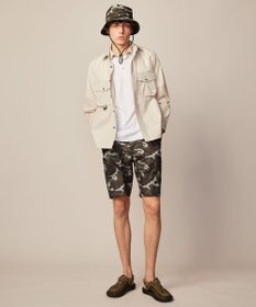 JOSEPH ABBOUD MOUNTAIN 【CREA掲載・ストレッチ/軽量/撥水】 エンボスカモフラージュ ショーツ