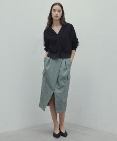 BEIGE， 【洗える・GISELe 4月号掲載】MYRTLE / チュールレイヤードカーディガン