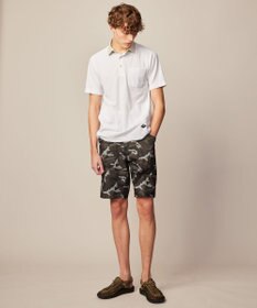 JOSEPH ABBOUD MOUNTAIN 【CREA掲載・ストレッチ/軽量/撥水】 エンボスカモフラージュ ショーツ