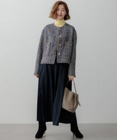 23区 【Oggi1月号/CLASSY.11月号掲載】ウーステッドウール リブタートルネック ニット