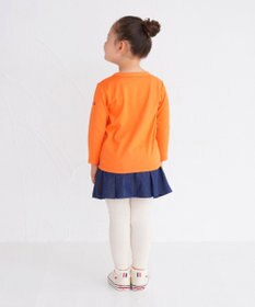 MIKI HOUSE HOT BISCUITS 【80-120cm】 カラフルロゴ 長袖Tシャツ