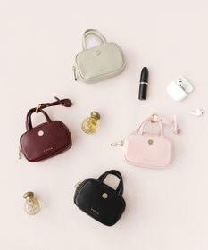 TOCCA TOCCA BOSTON CHARM POUCH レザーチャーム レッド系
