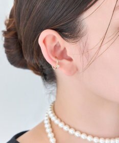 Phoebe 【金属アレルギー対応】ブリンクビジューイヤーカフ　ゴールド/ニッケルフリー